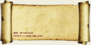 Jasmina Galić vizit kartica